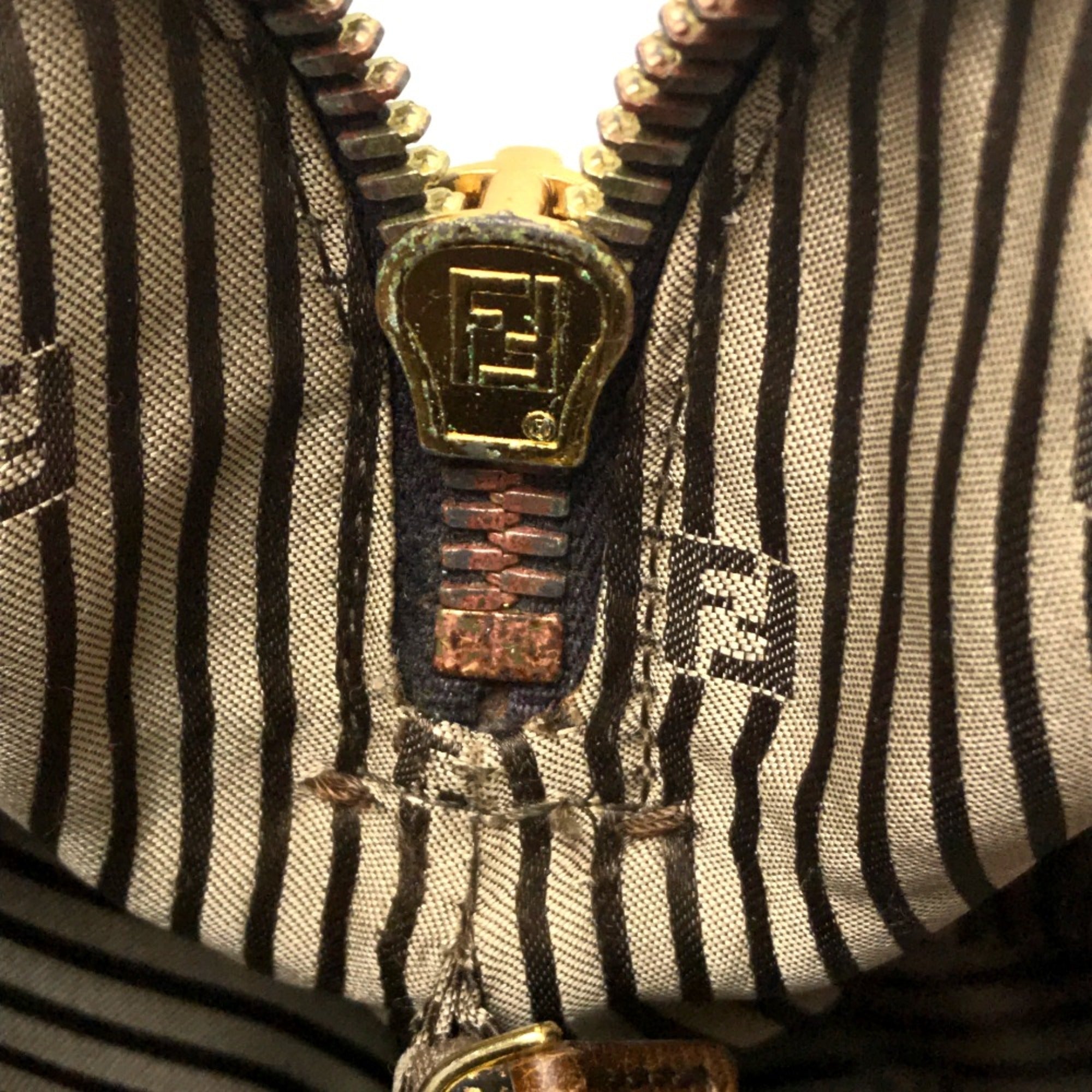 Fendi Brown Leather Handbag