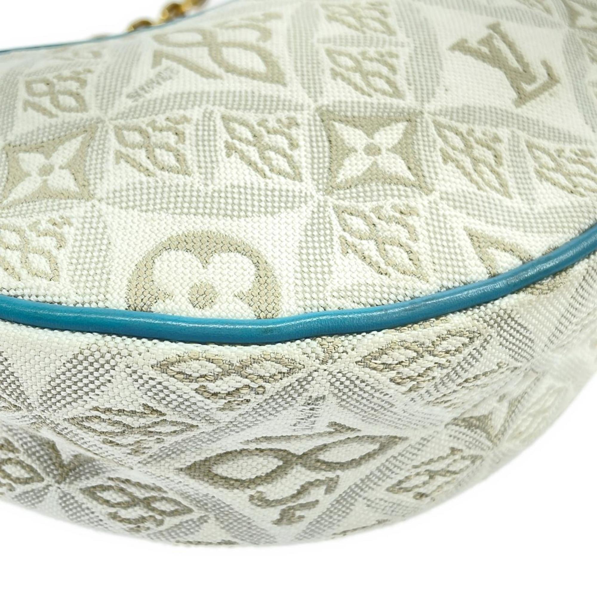 Louis Vuitton Gold Jacquard Shoulder Bag