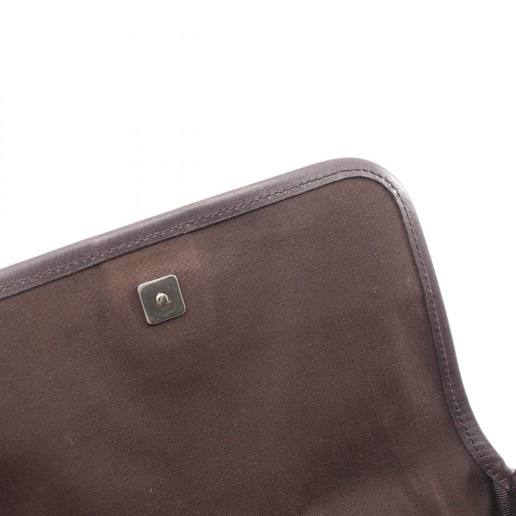 Gucci Beige Brown Pvc Leather Handbag Shoulder Bag (Pre-Owned)