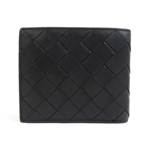 Bottega Veneta Black Leather Wallet (Bi-Fold)