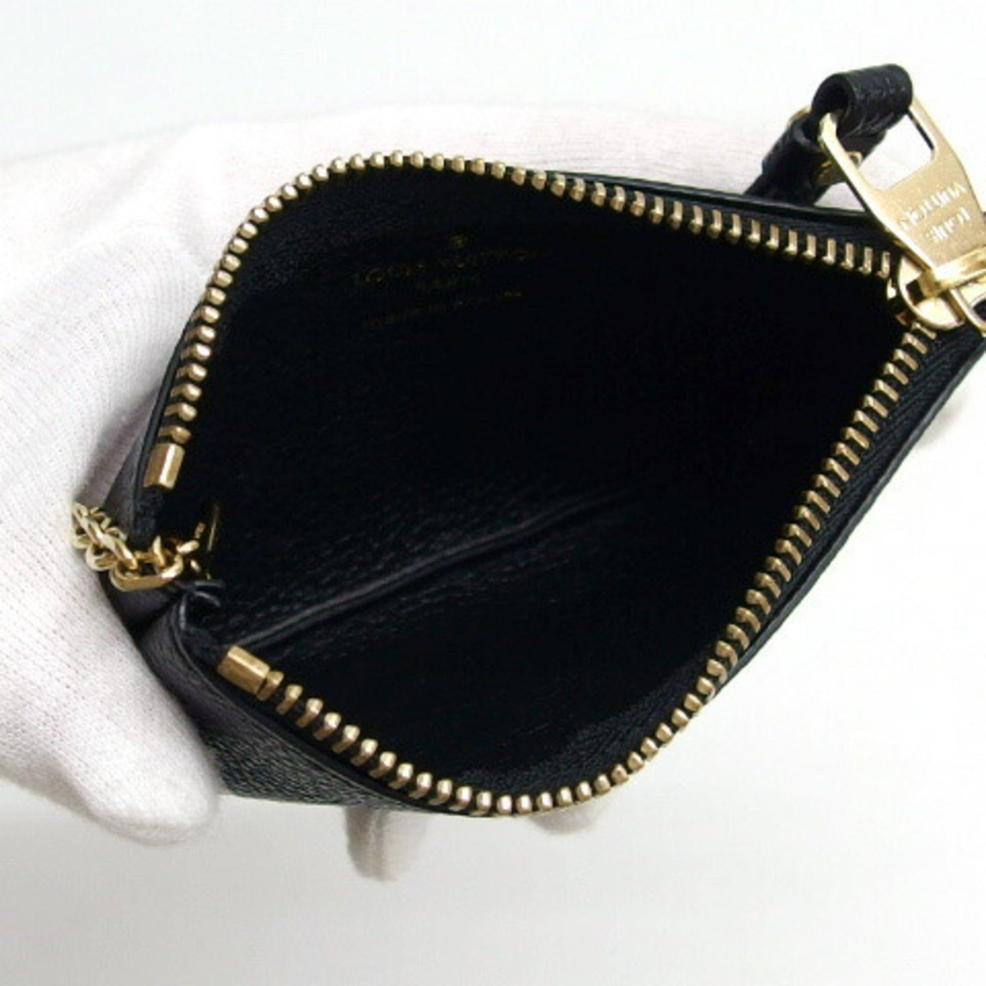 Louis Vuitton Monogram Empreinte Beige Bicolor Black Monogram Noir Monogram Empreinte Coin Purse/Coin Case