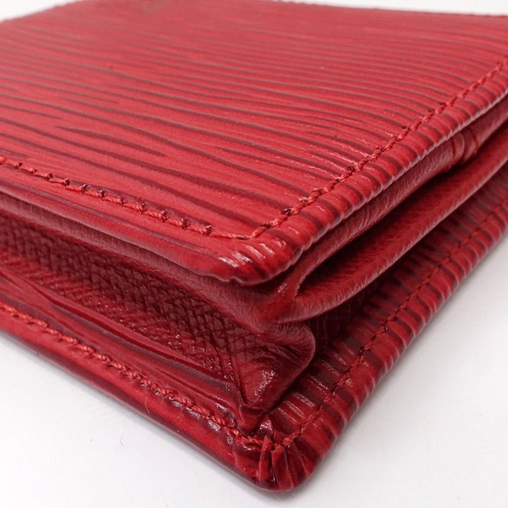 Louis Vuitton Castilian Red Epi Leather Coin Purse/Coin Case