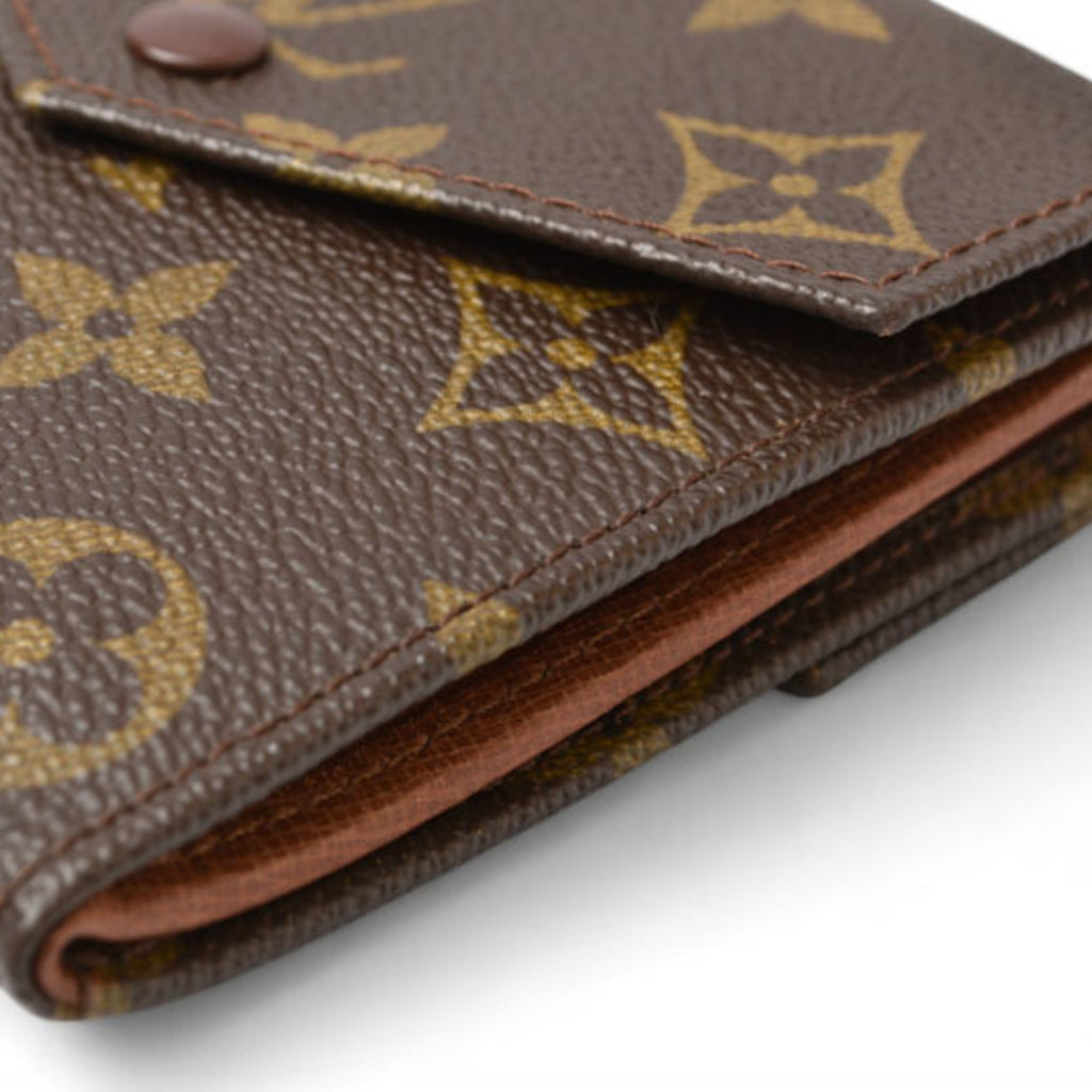 Louis Vuitton Brown Coated Canvas Wallet