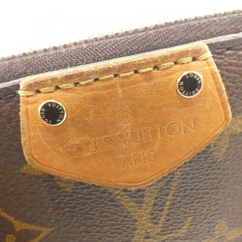 Louis Vuitton Brown Coated Canvas Handbag