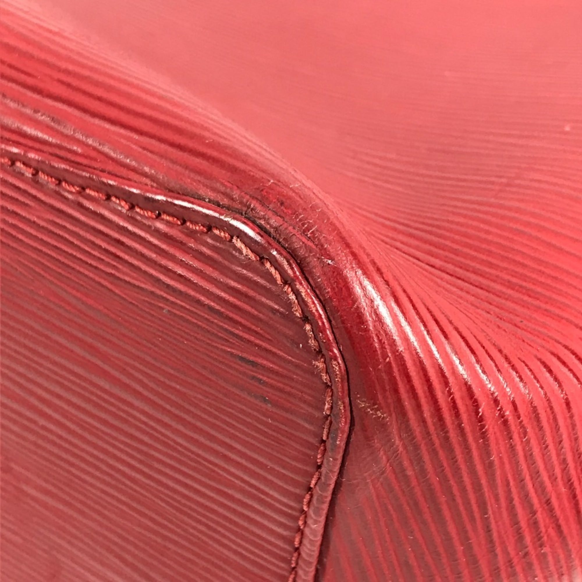 Louis Vuitton Red Color Epi Leather Shoulder Bag