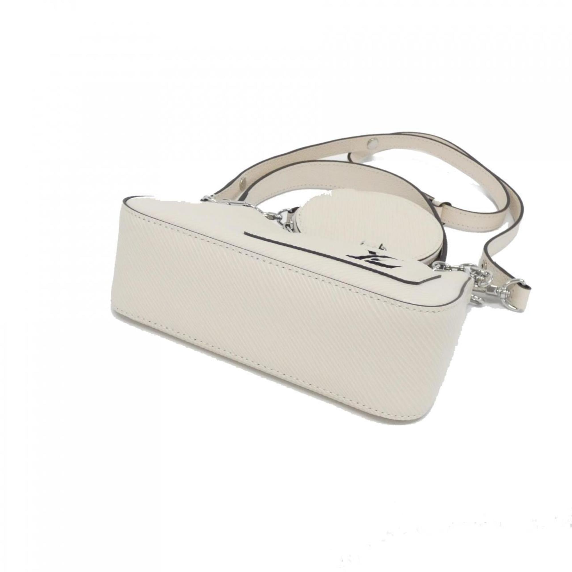 Louis Vuitton Epi Silver Leather Shoulder Bag