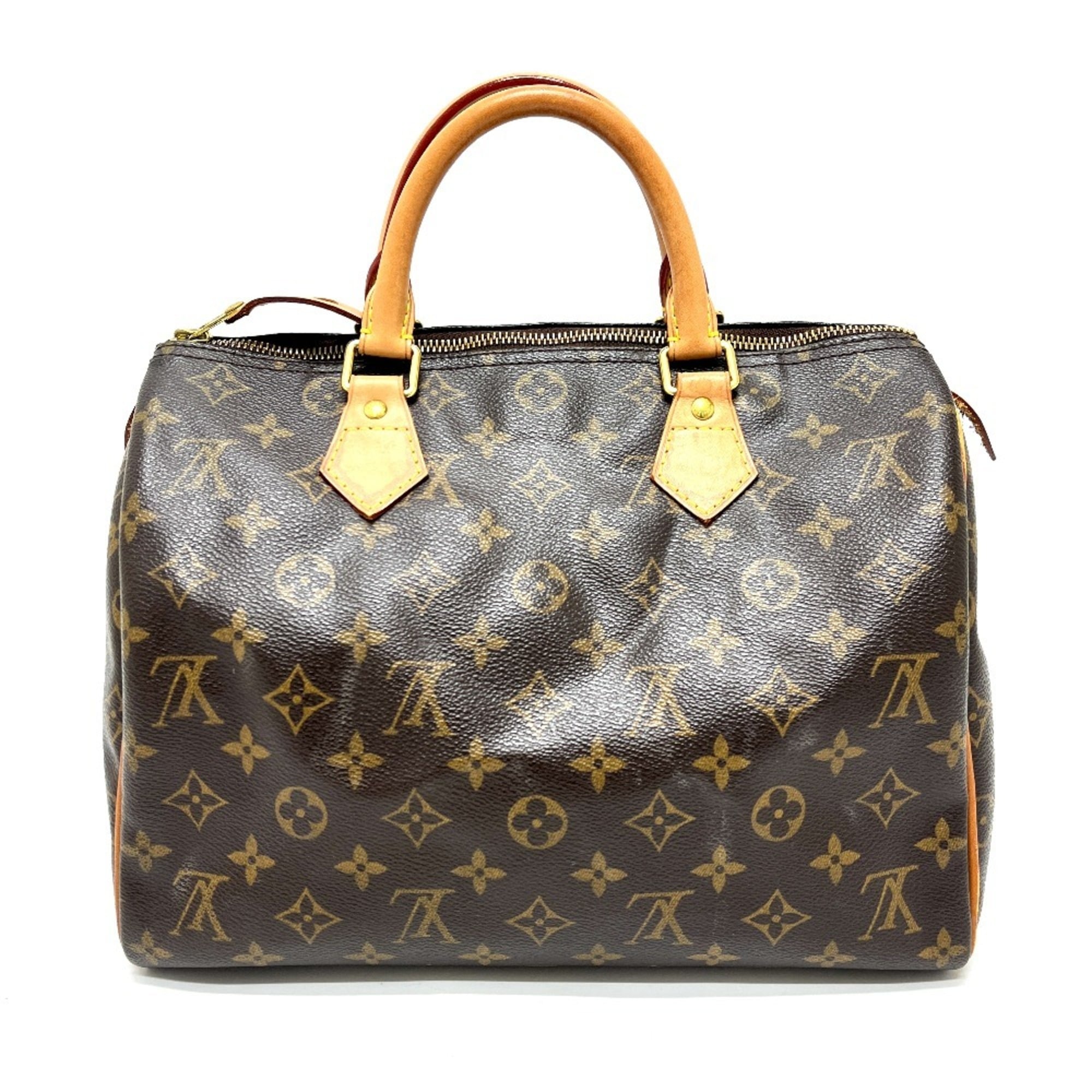 Louis Vuitton Brown Monogram Canvas Boston Bag Handbag