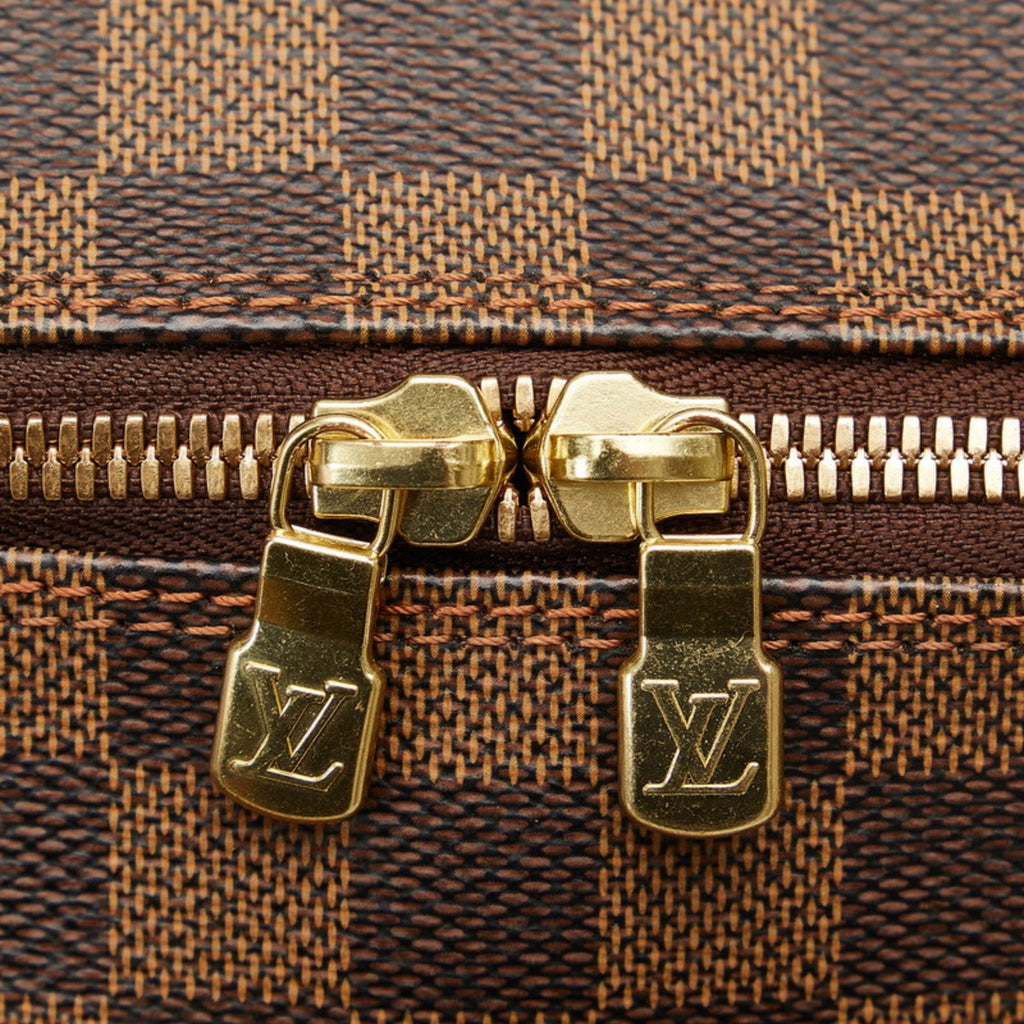 Louis Vuitton Brown Damier Canvas Pvc Leather Shoulder Bag