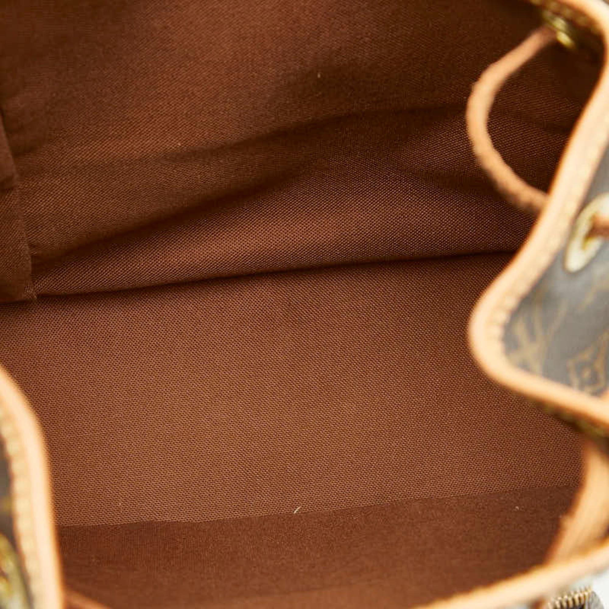Louis Vuitton Brown Pvc Leather Backpack