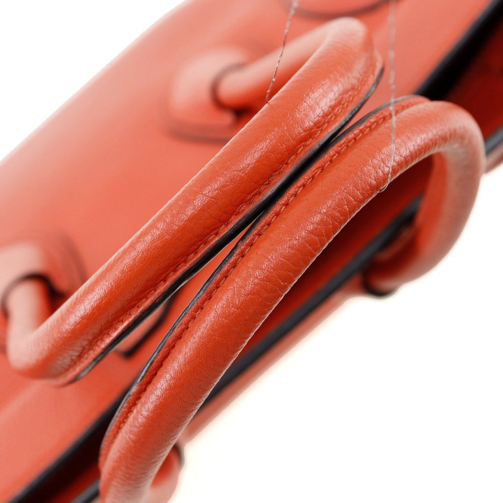 Celine Red Color Leather Handbag