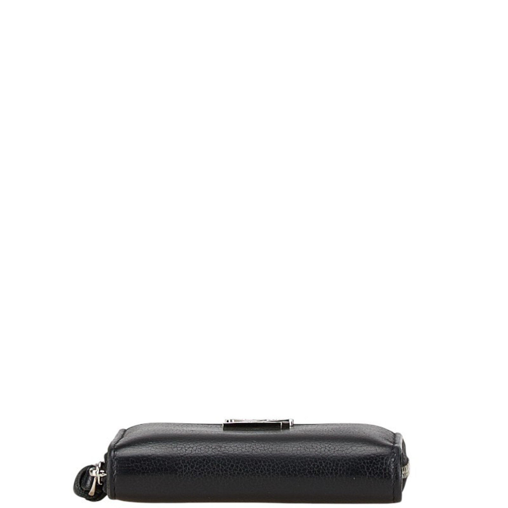 Louis Vuitton Black Noir Leather Coin Purse/Coin Case