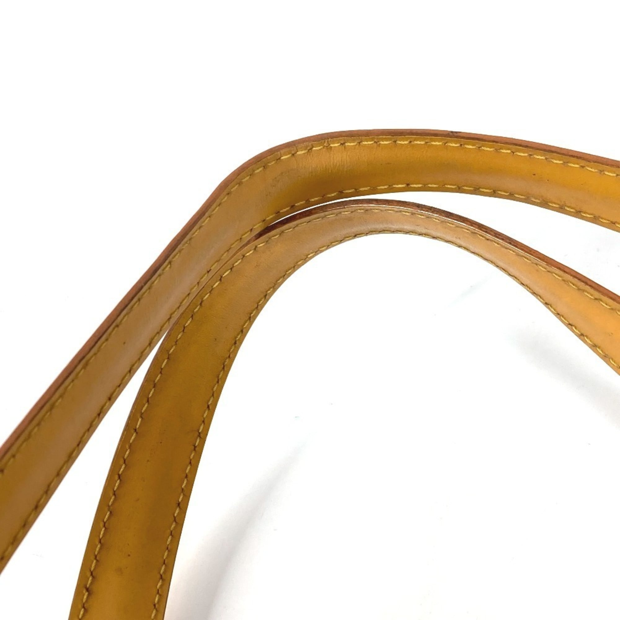 Louis Vuitton Epi Yellow Epi Leather Shoulder Bag Tote Bag