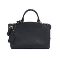 Louis Vuitton Black Leather Handbag