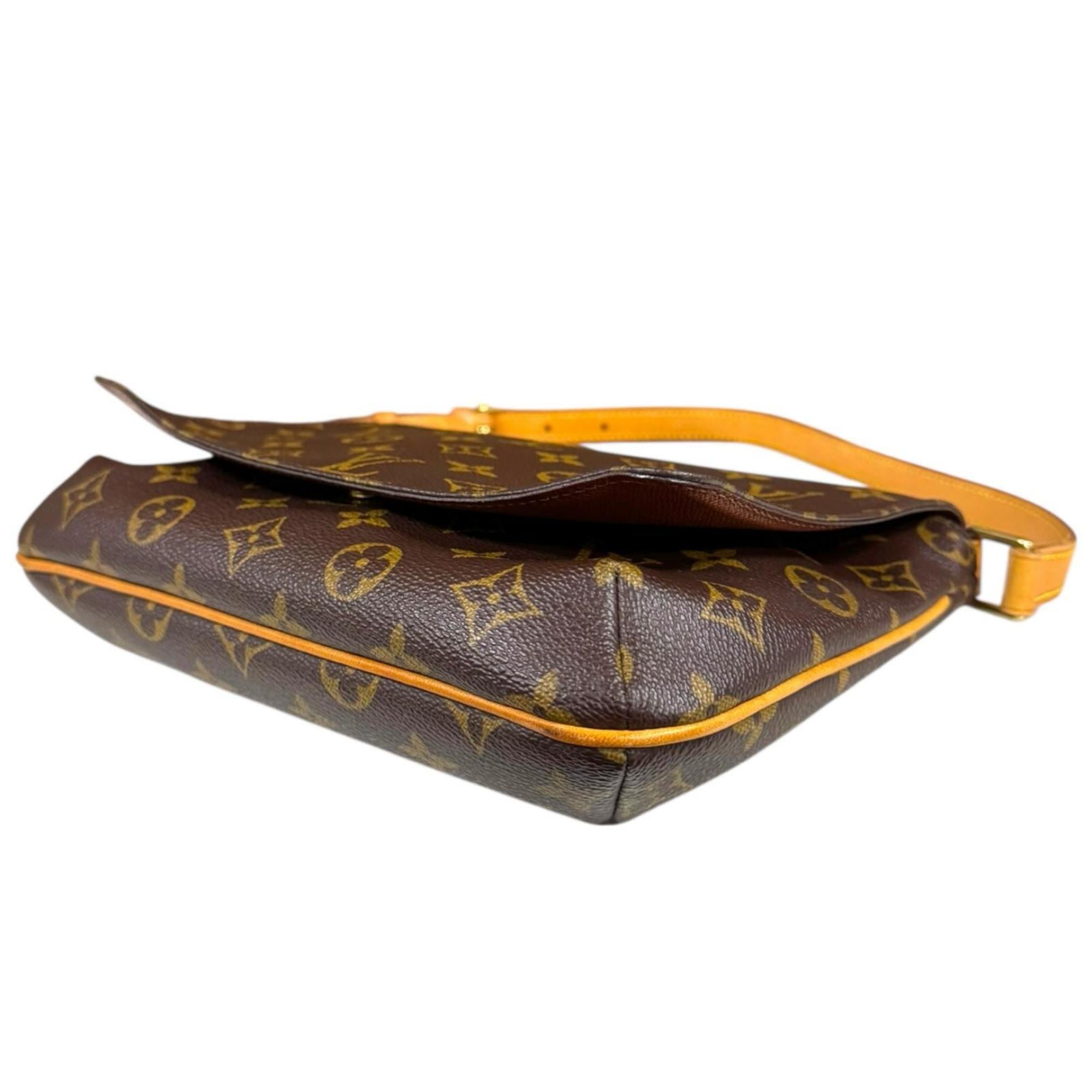 Louis Vuitton Brown Monogram Canvas Shoulder Bag