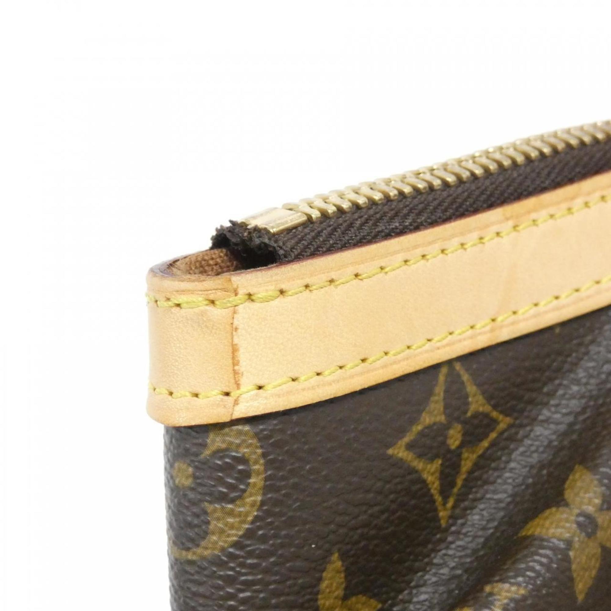 Louis Vuitton Brown Coated Canvas Handbag