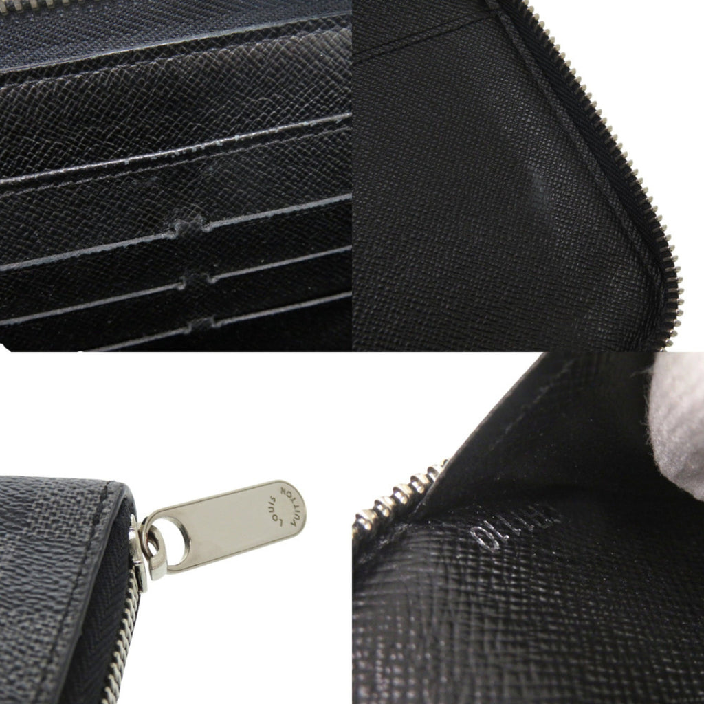 Louis Vuitton Black Gray Damier Graphite Canvas Long Wallet