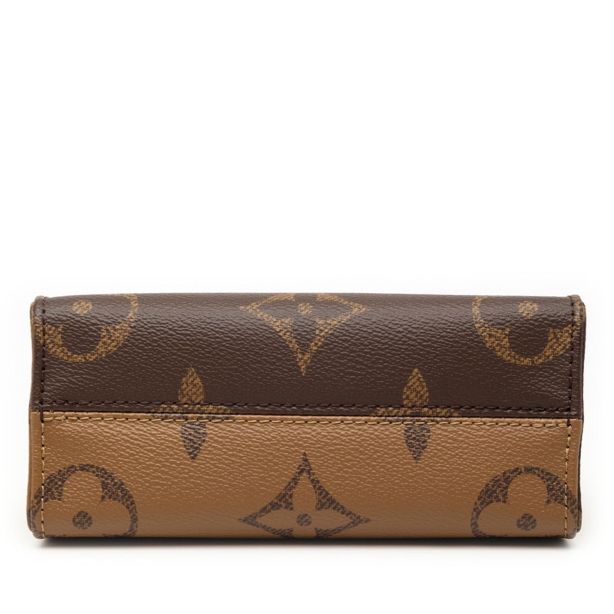 Louis Vuitton Brown Pvc Leather Handbag Shoulder Bag