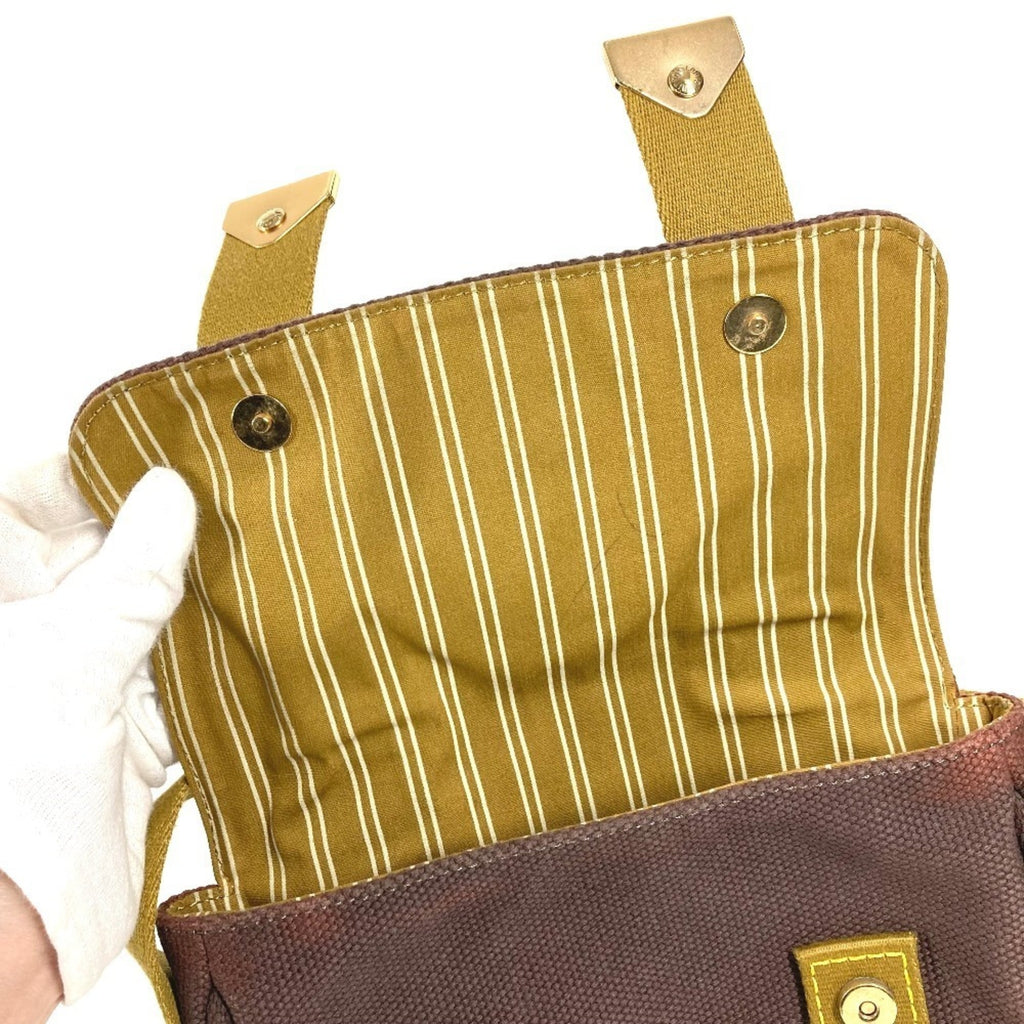 Louis Vuitton Brown Canvas Pochette Shoulder Bag