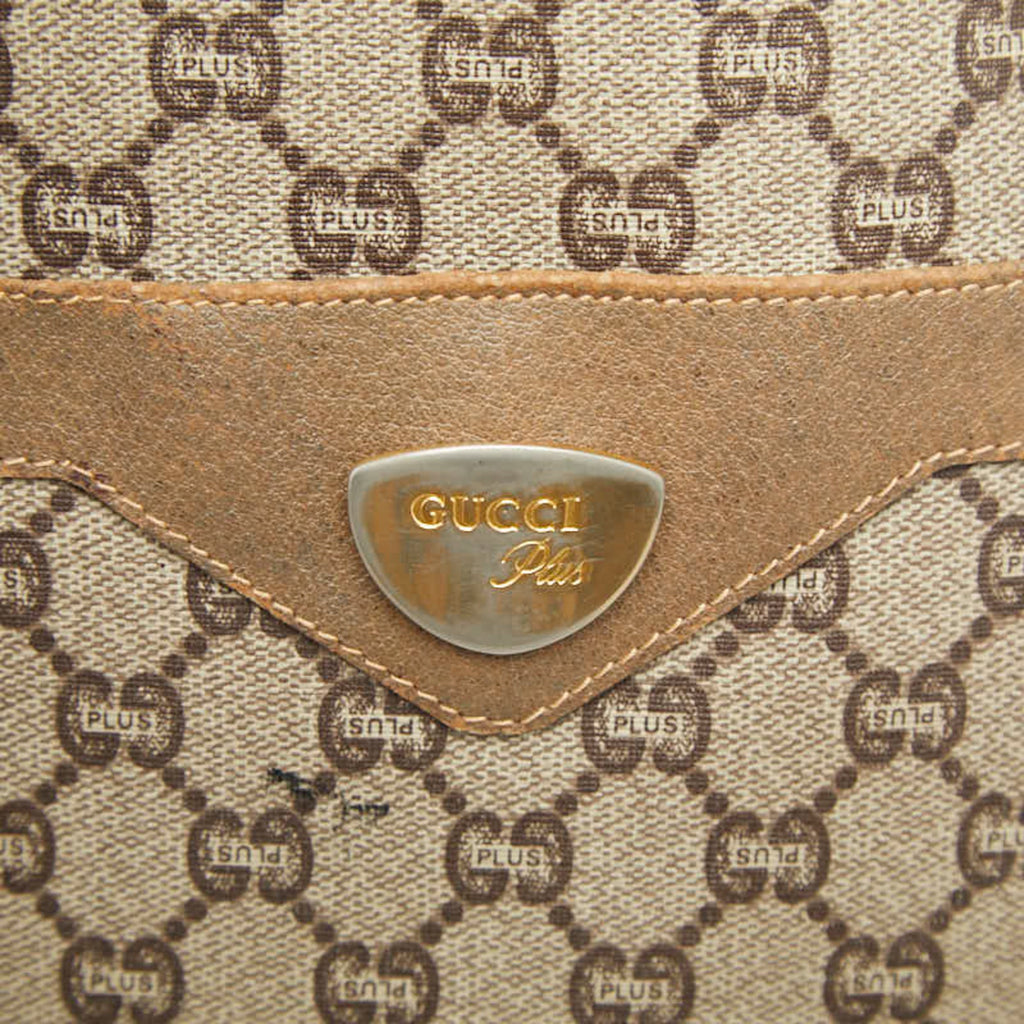 Gucci Beige Multi-Color Pvc Leather Handbag Tote Bag (Pre-Owned)