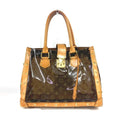 Louis Vuitton Brown Vinyl Shoulder Bag Tote Bag