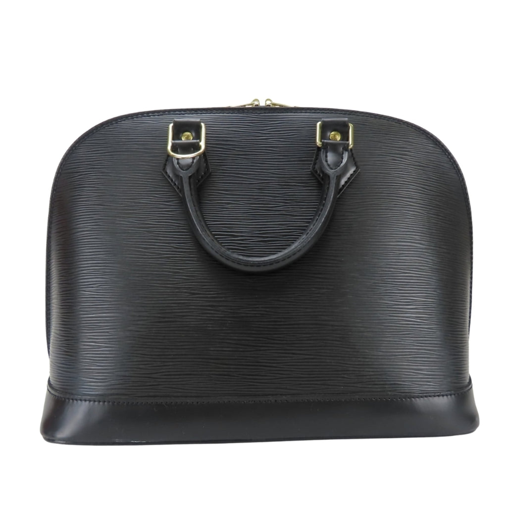 Louis Vuitton Epi Black Noir Epi Leather Handbag