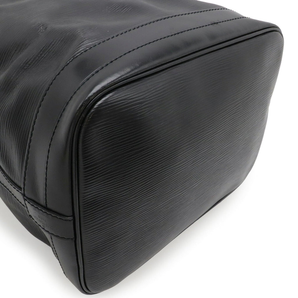 Louis Vuitton Black Noir Epi Leather Shoulder Bag