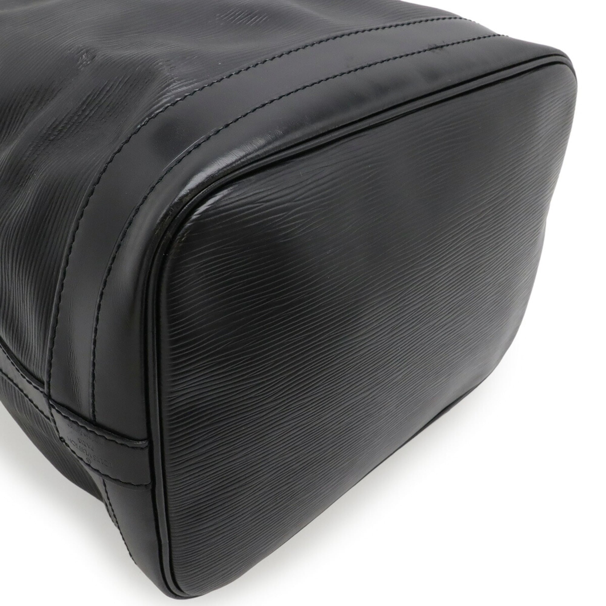 Louis Vuitton Black Noir Epi Leather Shoulder Bag