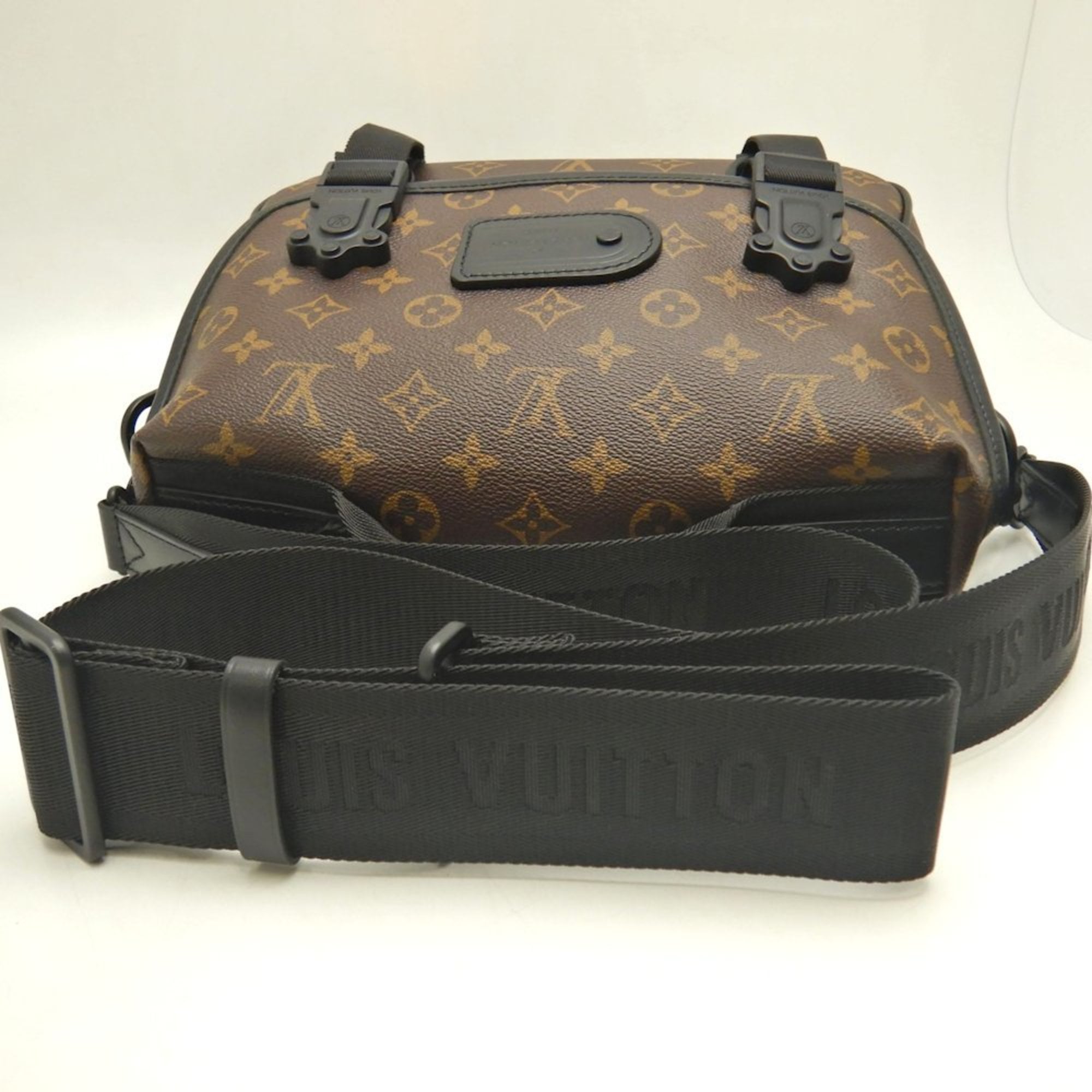 Louis Vuitton Brown Pvc Shoulder Bag