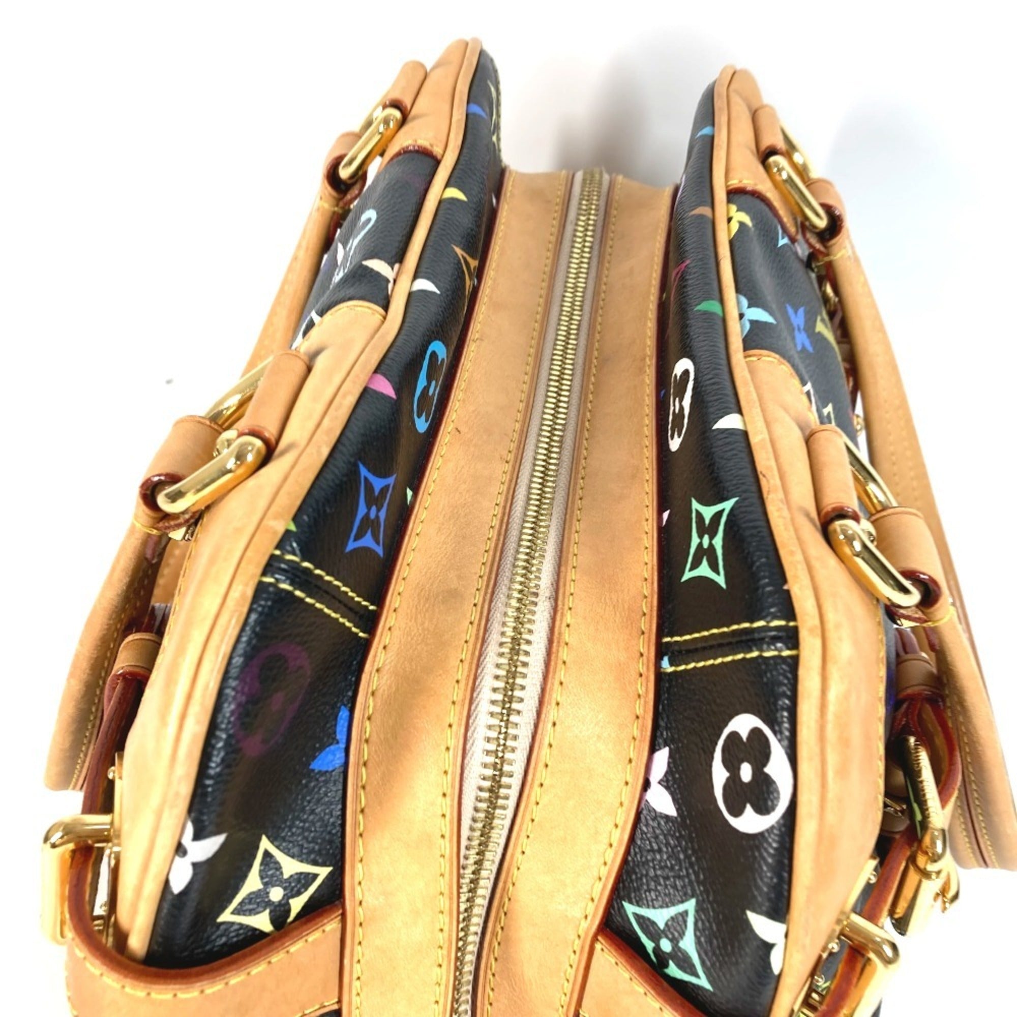 Louis Vuitton Monogram Multicolore Black Noir Monogram Multicolore Boston Bag Handbag Shoulder Bag