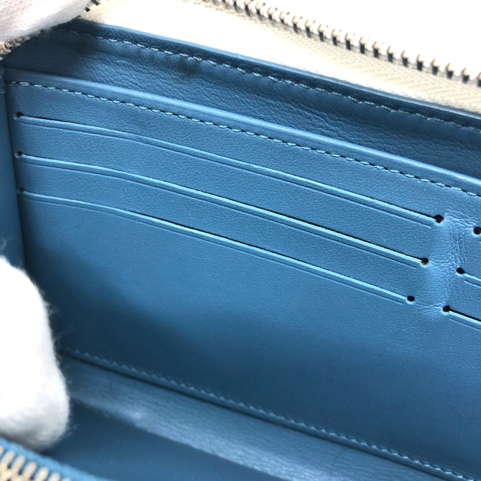 Louis Vuitton White Mahina Leather Long Wallet