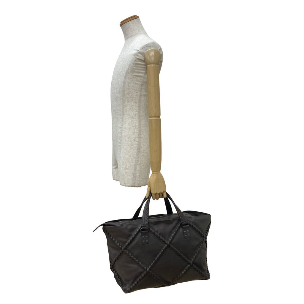Bottega Veneta Brown Leather Boston Bag Handbag