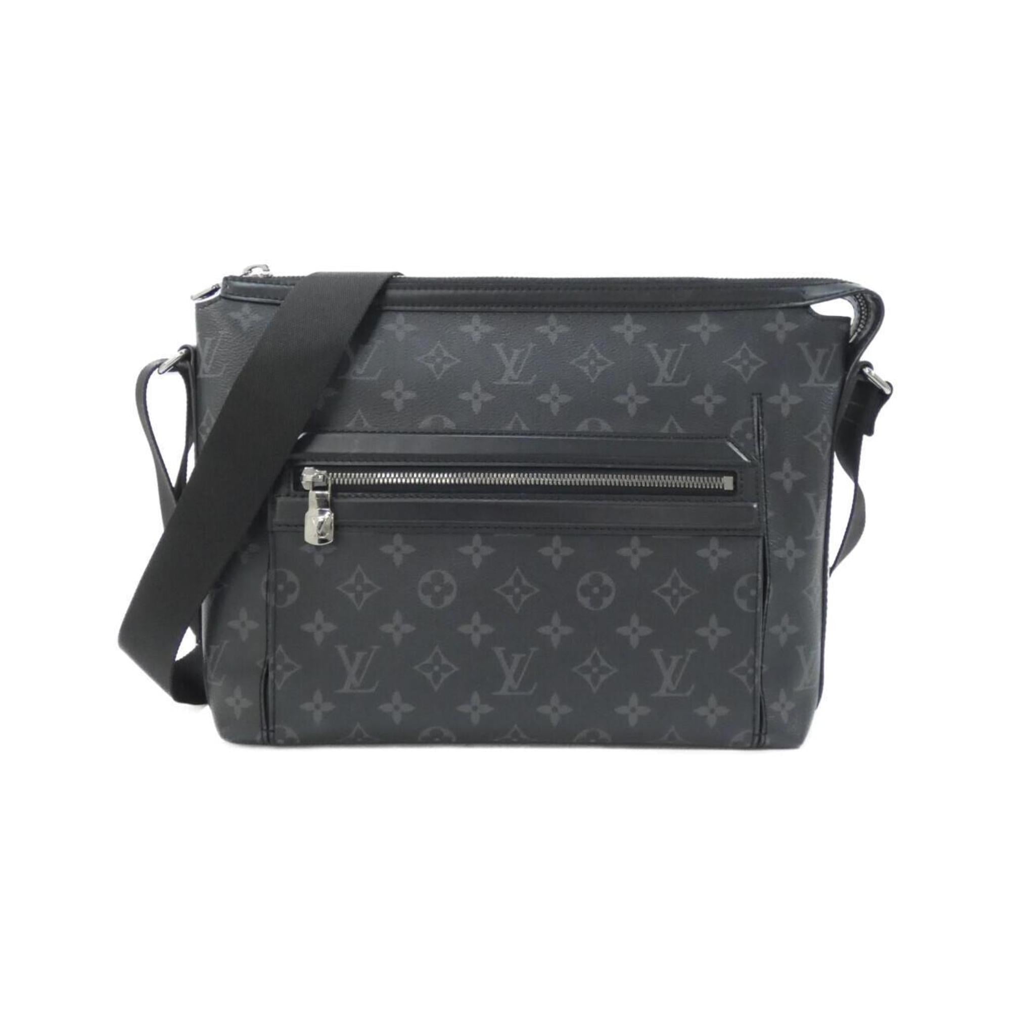 Louis Vuitton Black Coated Canvas Shoulder Bag