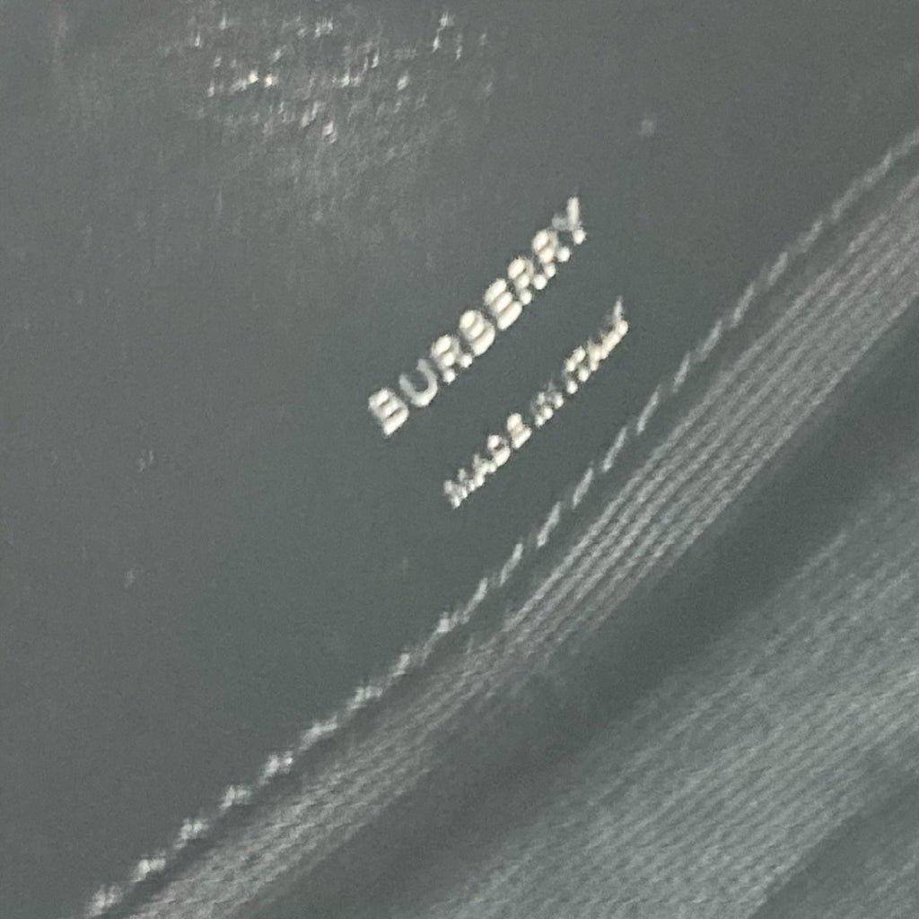 Burberry Black White Leather Shoulder Bag