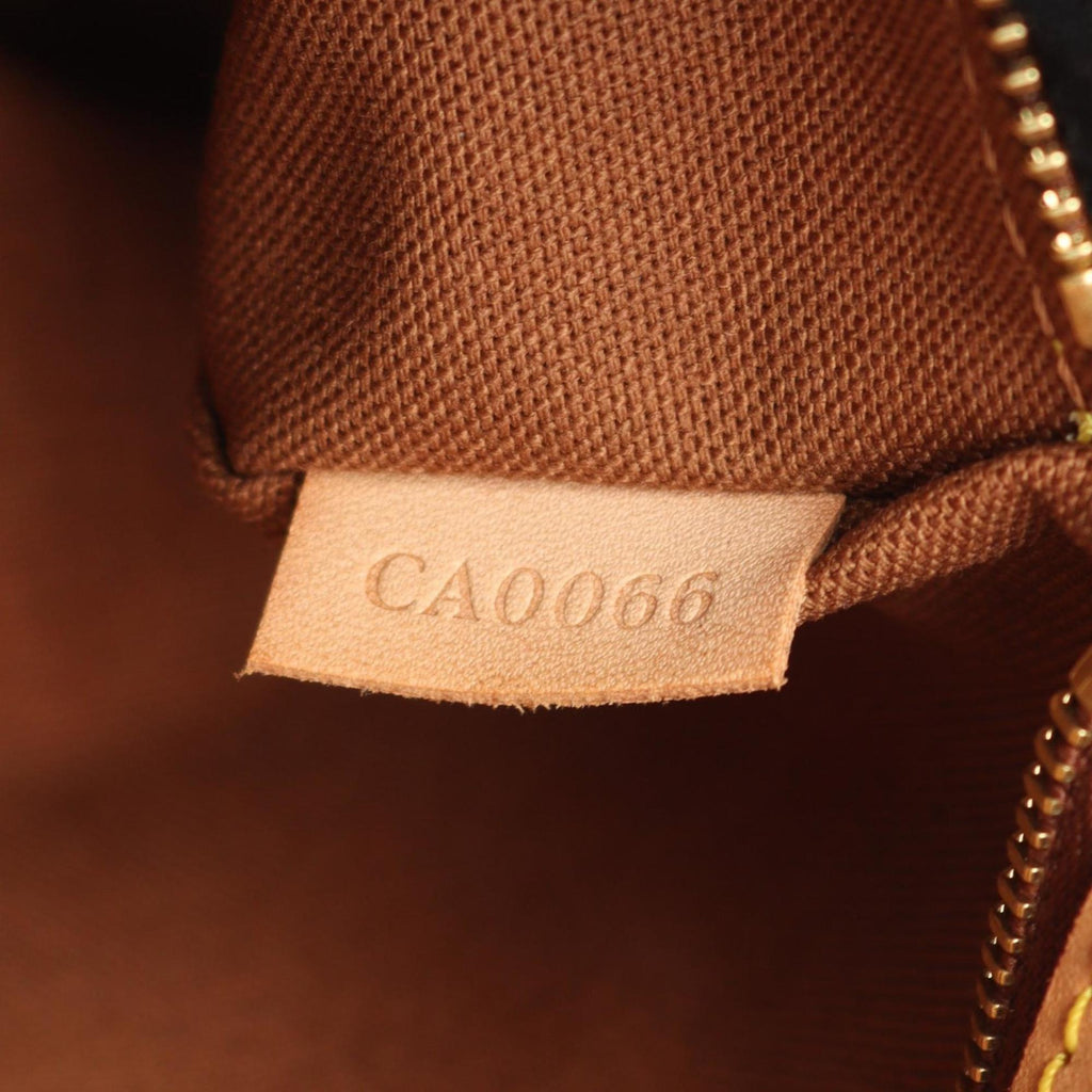 Louis Vuitton Brown Monogram Coated Canvas Pvc Leather Shoulder Bag