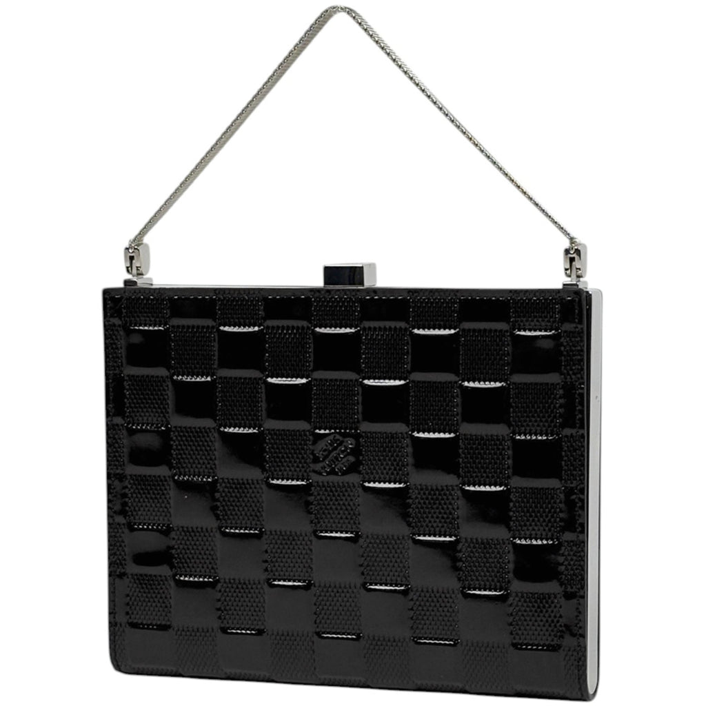 Louis Vuitton Noir Damier Vernis Handbag