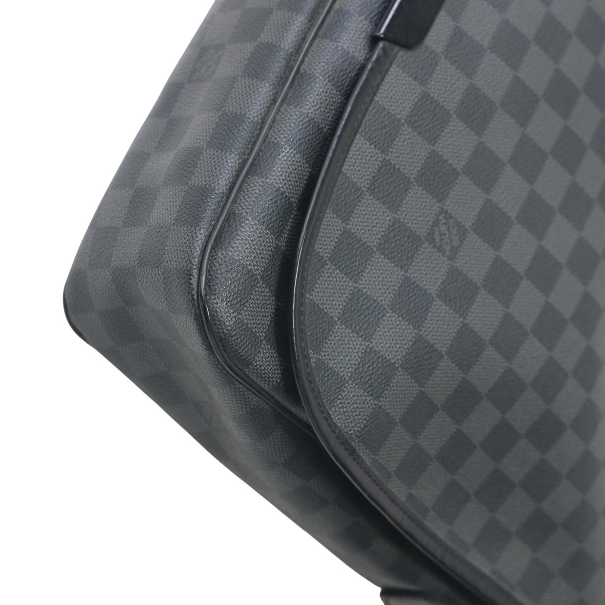 Louis Vuitton Black Damier Graphite Damier Graphite Shoulder Bag