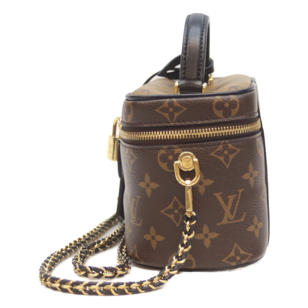 Louis Vuitton Black Brown Monogram Reverse Shoulder Bag