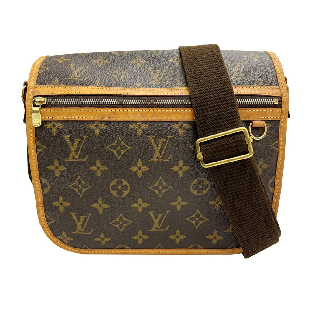 Louis Vuitton Brown Monogram Leather Shoulder Bag