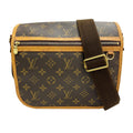 Louis Vuitton Brown Monogram Leather Shoulder Bag