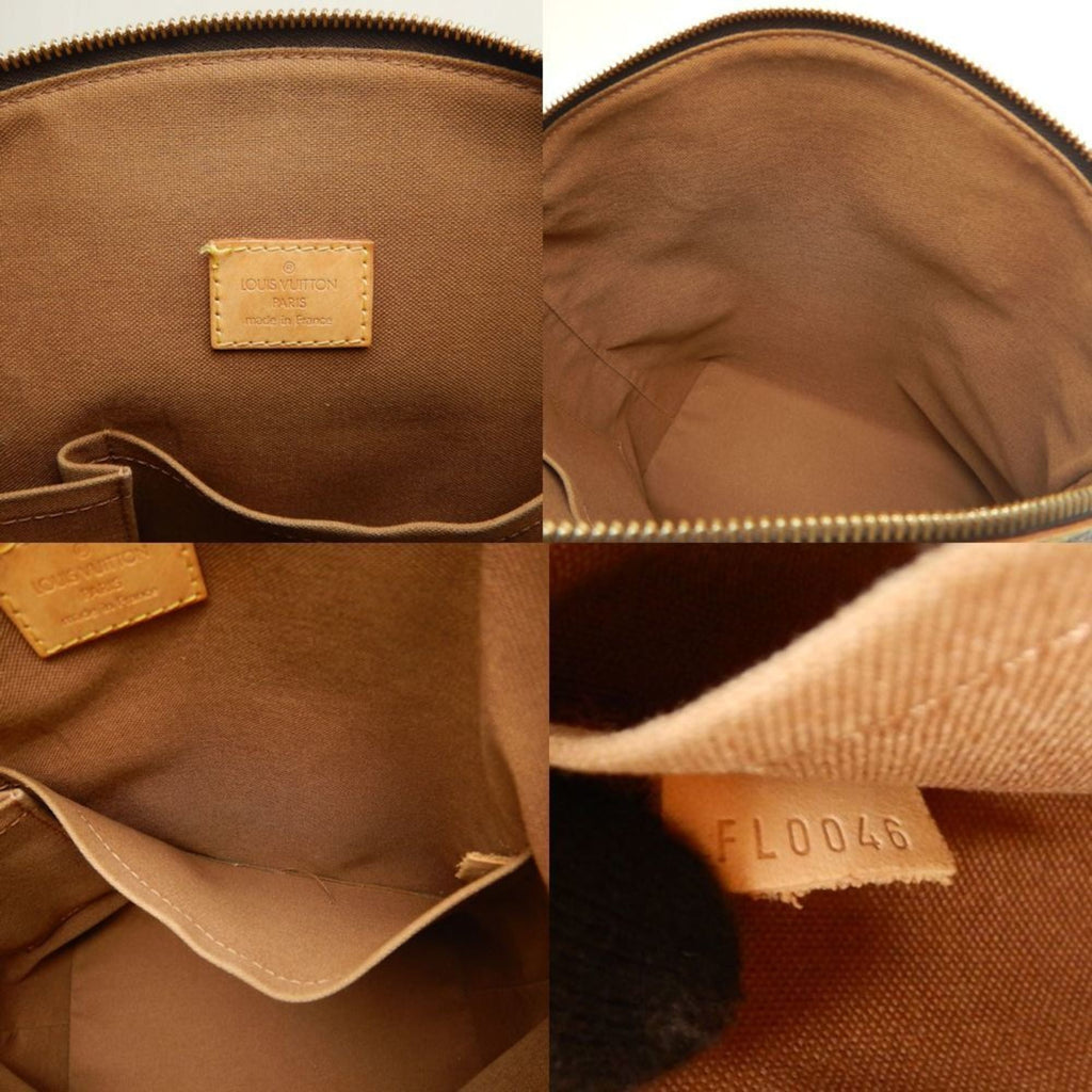 Louis Vuitton Brown Pvc Handbag