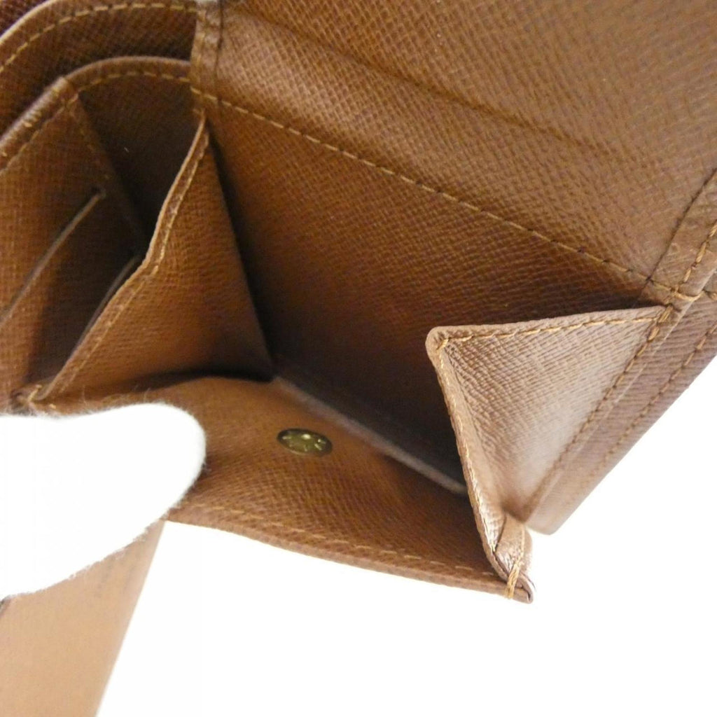 Louis Vuitton Marron Coated Canvas Wallet