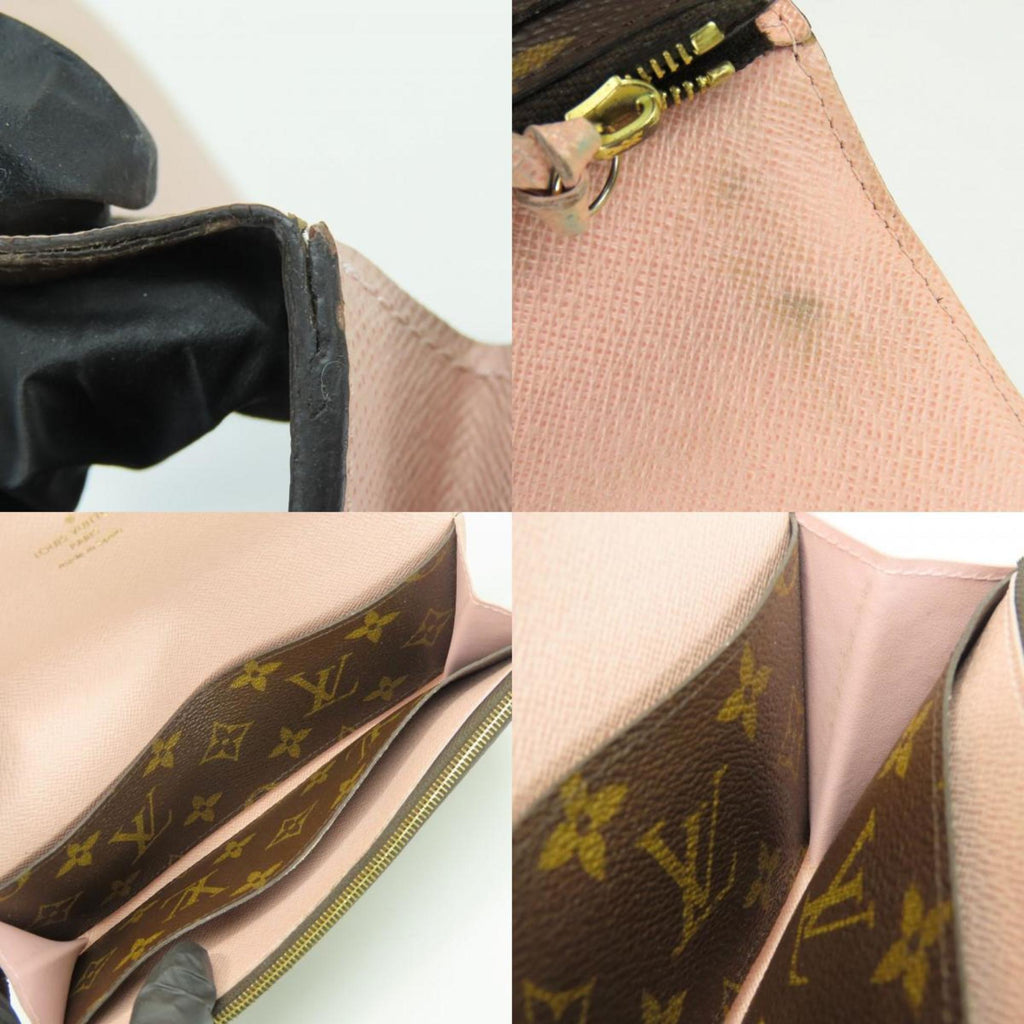 Louis Vuitton Brown Rose Ballerine Monogram Long Wallet