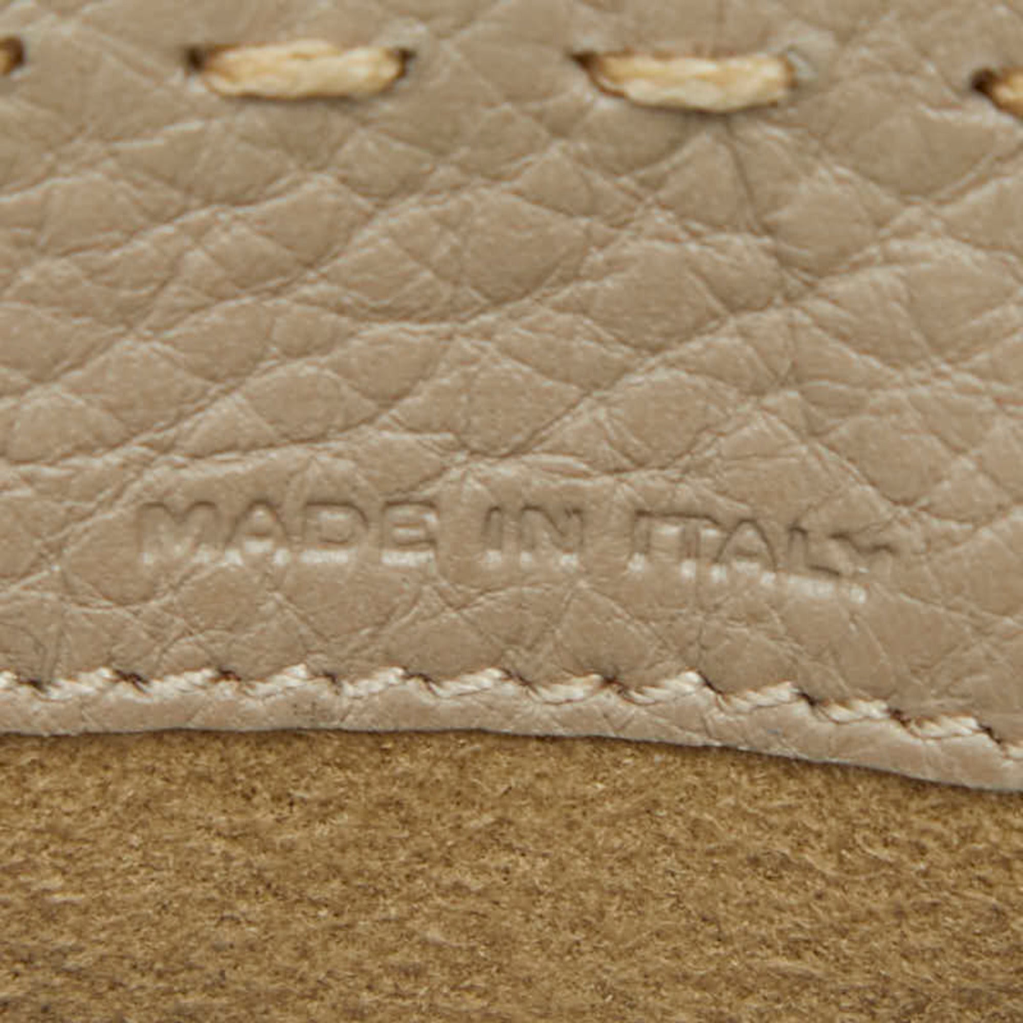 Fendi Grayish Leather Coin Purse/Coin Case