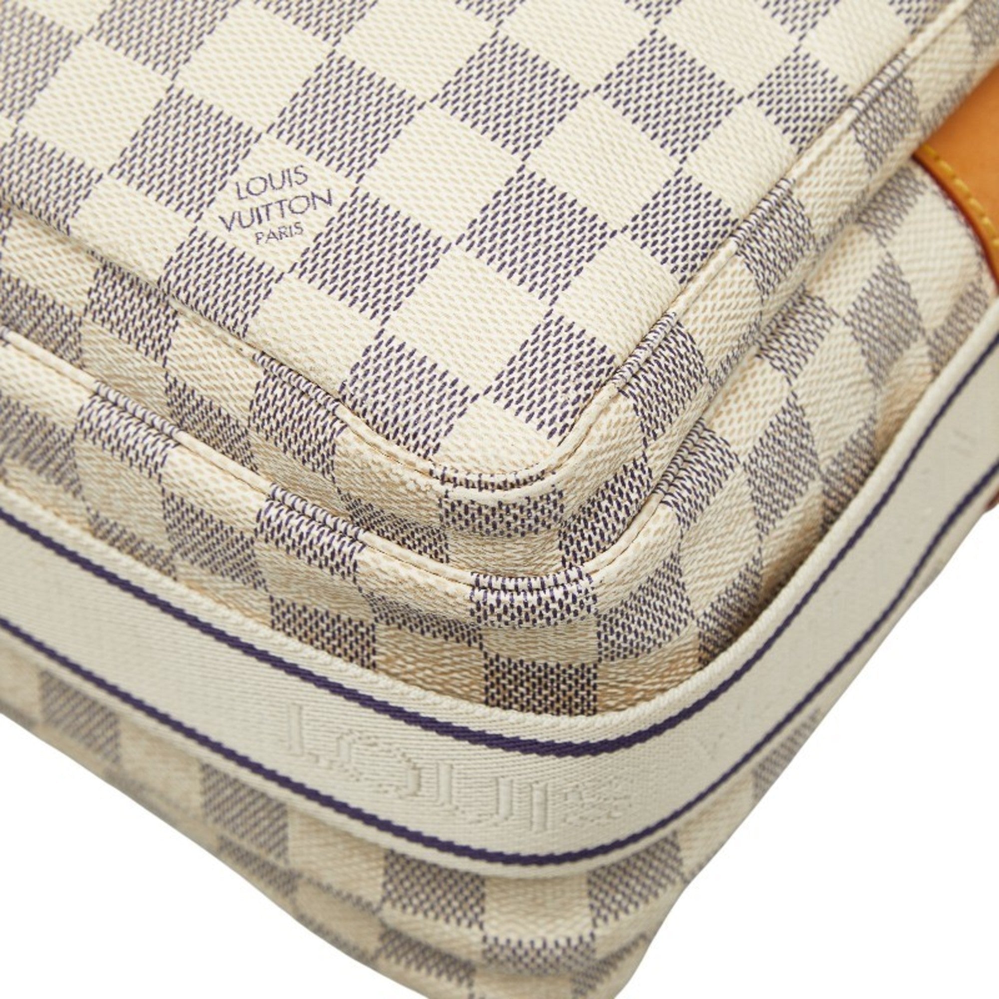 Louis Vuitton White Pvc Leather Shoulder Bag