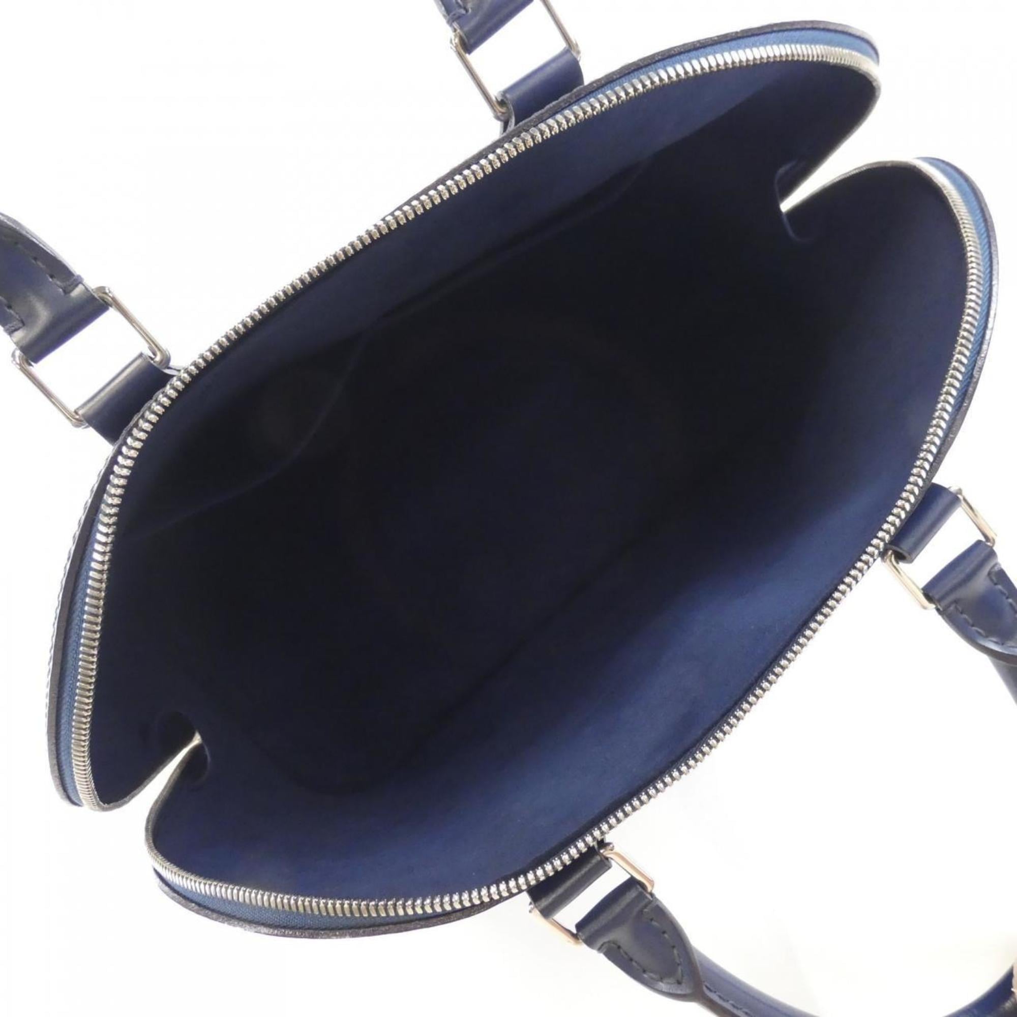 Louis Vuitton Blue Leather Handbag