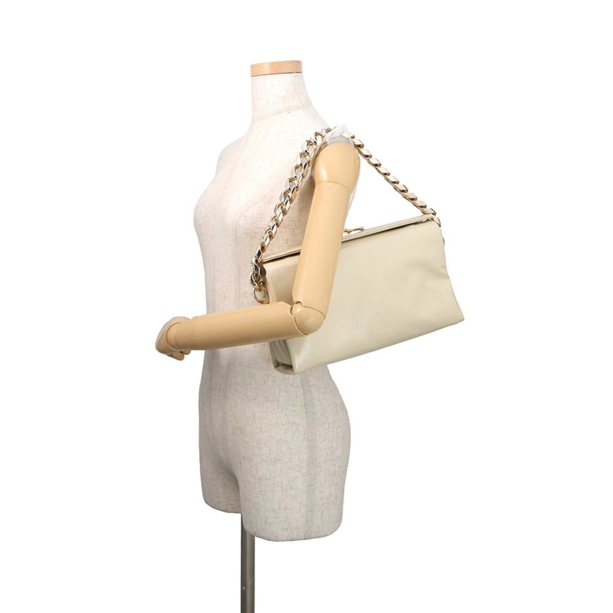 Gucci Ivory Ivory Handbag Shoulder Bag (Pre-Owned)
