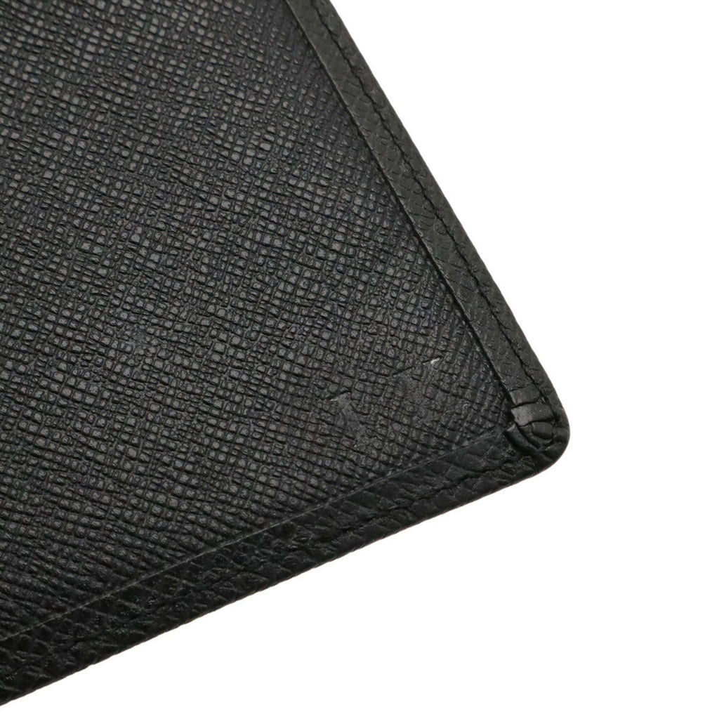 Louis Vuitton Ardoise Black Taiga Leather Leather Long Wallet