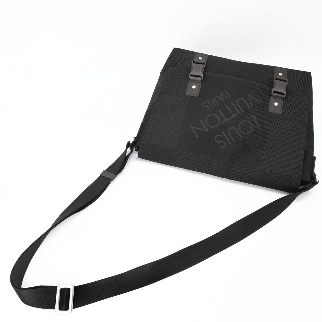 Louis Vuitton Black Damier Geant Shoulder Bag