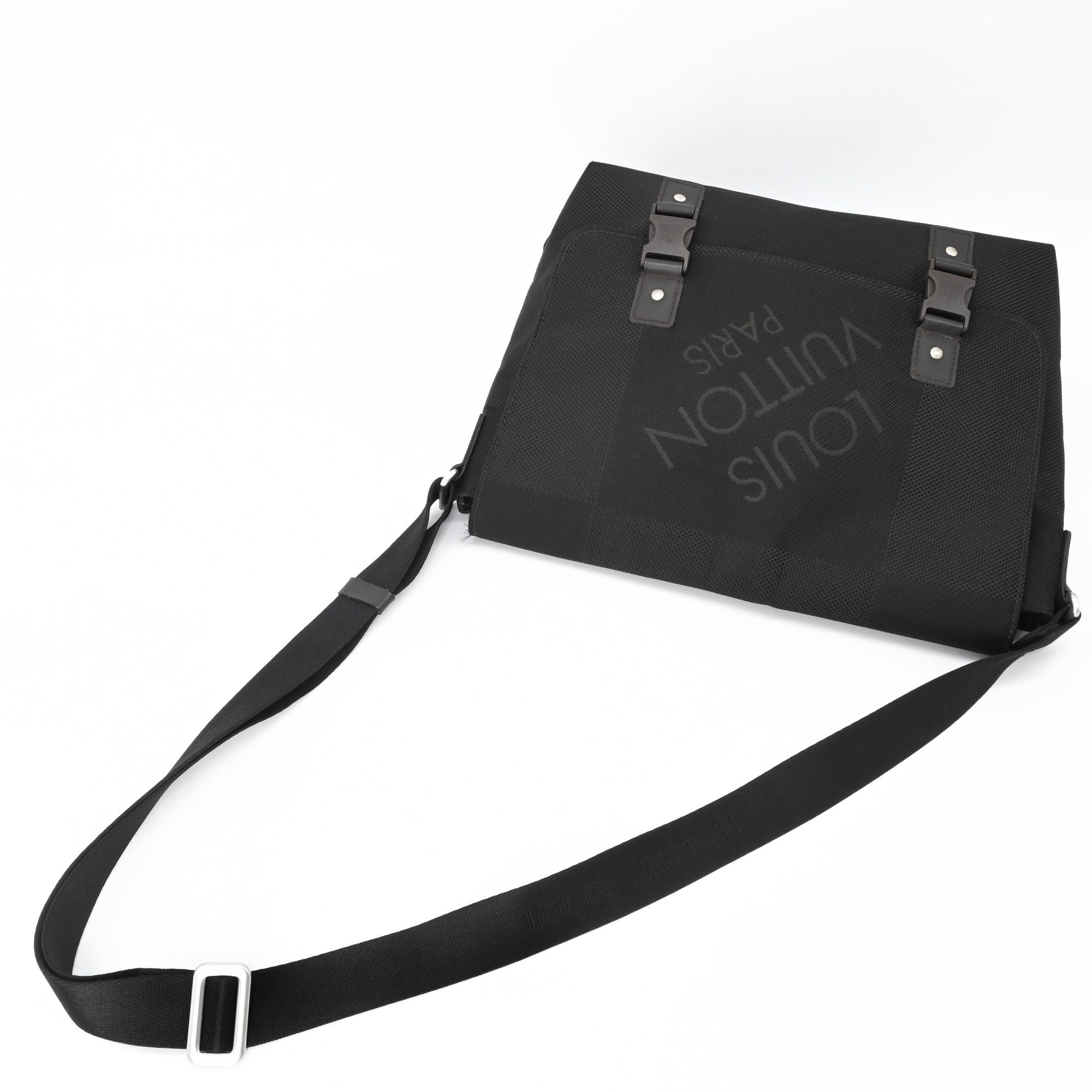 Louis Vuitton Black Damier Geant Shoulder Bag