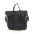 Louis Vuitton Black Leather Tote Bag